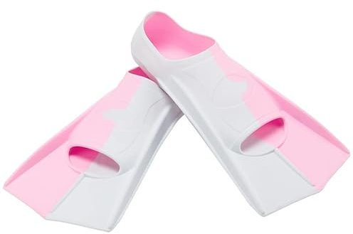 Trainingsschwimmflossen Tauchflossen Kurze Schwimmtrainingsflossen Männer Frauen Schnorchel Schwimmflossen Flossen Ausrüstung ( Color : Pink , Size : 33-35 )