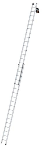 PROREGAL Échelle coulissante 2 pièces sans traverse 2 x 18 échelons | Échelle télescopique, escabeau escabeau double échelle