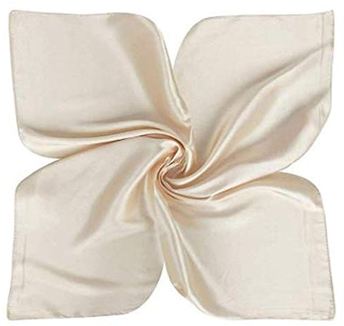 90x90cm Große Quadratische Schals für Damen Seide Kopftuch Bandanas Haartuch Halstuch Haarschmuck Elegant
