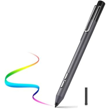 Surface Pro 8 Stift S Pen, Eingabestift Compatible for Surface Pro 8 Pro 7 Pro 6 5 4 3 Surface Go Stift Stylus Pen for Windows System (Schwarz)