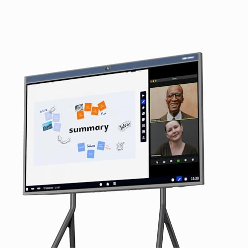 NearHub S65 Smart Whiteboard 65 Zoll 4K Touch Display mit Kamera | 40-Punkt-Multitouch, 24 KI-Mikrofone, Cloud-Kollaboration und kabellose Bildschirmfreigabe für produktive Teams