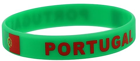 KICHOUSE 6 Stück Länder-Armbänder Armbänder Für Länder-Armband Länderflaggen-Armband Länder- Sport- Blaue Linie Portugal- Sport-Armbänder Für Männer