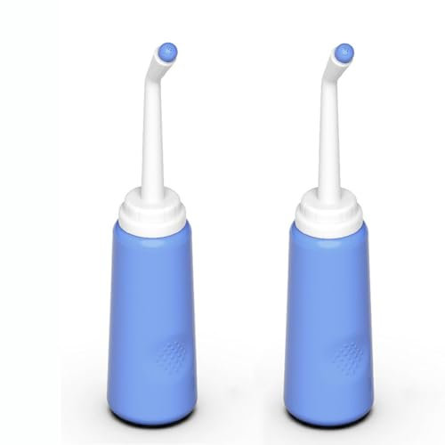 Giural 2 PCS Pulvérisateur De Bidet Portable pour L'hygiène Intime 500 ML/Bouteille De Bidet pour Voyage/Amovible Bidet pour Douche Intime Féminine De Fesses