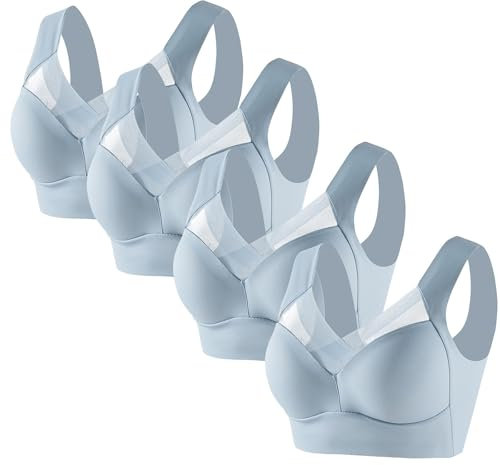 Momolaa Reggiseno Sportivo Donna Cotone Pannello Adesivo Adesivo Adesivo per Abbigliamento Reggiseno Adesivo Yoga Crop Vest Reggiseni Anti-cedimento per la Schiena Reggiseni Reggiseno Sportivo