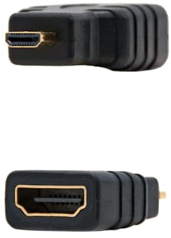 Blendend Adaptador HDMI A/Micro HDMI D, Compatible con Dispositivos Multimedia, Ideal para conectar cámaras y proyectores a Pantallas HDMI.