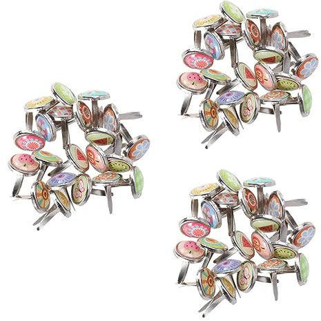 SEWACC 300 STK Scrapbooking-Brads Edelsteine ​​zum Basteln kleine brads für Scrapbooking Bastelpapier Brads Papierverschluss bastelzeug Scrapbooking zubehör Mini-Brads Pastell Brads