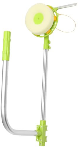 COLLBATH Limpiacristales Telescópico Escobilla De Goma y Cabezal Giratorio para Limpieza De Ventanas Altura Hogar Kit Práctico Seguro Sin Rayas