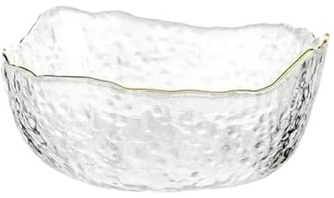 Ciotola grande in vetro multifunzionale Ciotola for mescolare in vetro Ciotola for conservare in vetro Facile da pulire Resistente e adatta for preparare ingredienti for contenere frutta e mescolare i