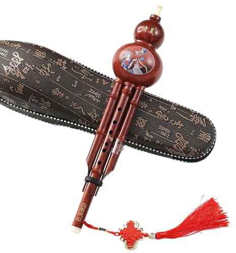 Eventerde Hulusi, flûte à citrouille chinoise faite à la main, pour débutants, pour , instrument à vent traditionnel ethnique pour , joueurs professionnels