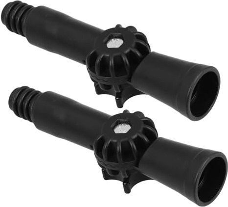 WRITWAA 2pcs Extension Pole Angle Connector Rotatable Adapter for American Thread Cleaning Tools Abs Plastic Joint Compatible with Mops Brooms and Dusters