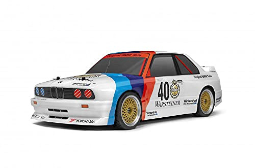HPI Racing RS4 SPORT 3 BMW M3 E30 Warsteiner 1:10 RC Modellauto Elektro Tourenwagen Allradantrieb (4, Weiß, Blau, Schwarz, Rot