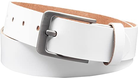 Vascavi Ledergürtel, 4 cm breit, Echtes Leder, Unisex Gürtel für Damen und Herren, MADE IN GERMANY, AM565-SL