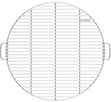 BonFeu BonGrill Ø80 cm - Parrilla para Cuenco de Fuego - Ideal para Barbacoas y Parrillas al Aire Libre - Diseño Robusto y Duradero