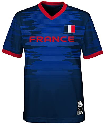 FIFA T-Shirt de Football Officiel 2023 pour Femme Coupe du Monde Adulte Team T-Shirt France (1 pièce)