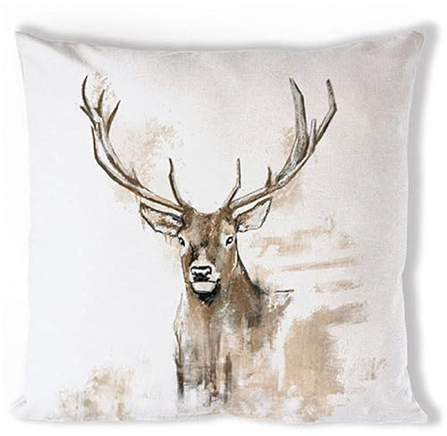 Ambiente Kissenhülle Kissenbezug Cushion Cover 40x40 cm Hirsch Jagd Antlers Landhaus