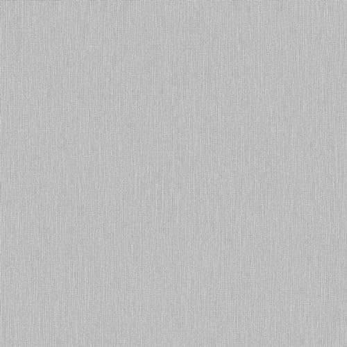 Erismann Tapete | Kollektion Fashion for Walls 4 | 10376-38 | Vliestapete | Uni/Einfarbig | 0.53 x 10.05 m | Grau | Wohnzimmer | Flur | Büro | Küche | Wohnräume