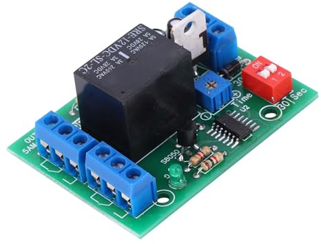 Relé Temporizador, Desconexión por Retardo de Apagado, Contactos de Doble Salida, Rango de Tiempo 0-30/0-300, Corriente 5A, con Interruptor de Límite, Interruptor de Inducción