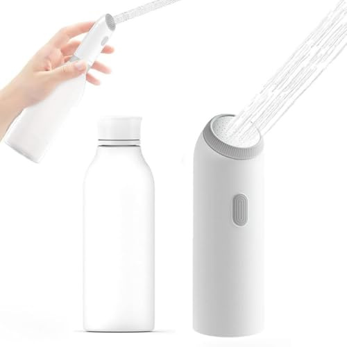Mini bidet portable avec 4 modes de rinçage | Bidet portable pour hygiène personnelle et soins périnéaux | Bidet de voyage portable rechargeable | Étanchéité IPX7 | Bouteille de 350 ml | Sac de
