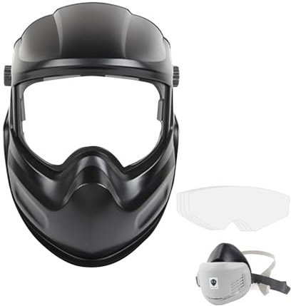 Casco di saldatura, protezione per facciati resistenti ai raggi UV - a prova di polvere elmetto di saldatura per la visualizzazione per per la macinatura del gasdotto per taglio automobilistico M