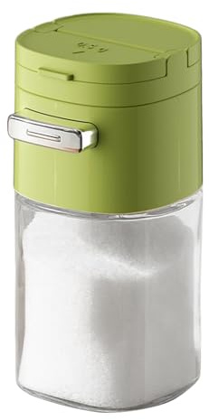 Dispenser per zucchero, dosatore per zucchero in, dosatore quantitativo preciso, contenitore antiscivolo per pepe per cucina e tavolo da pranzo