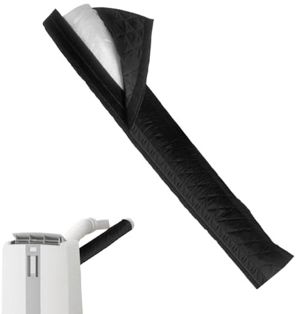 Renchey Funda para Manguera de Aire Acondicionado - Aislamiento Para Manguera De Aire Acondicionado Portátil - Tubo Térmico Aislante Envoltura Para Conductos De Ventilación