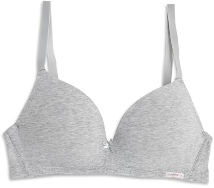 Cotonella, Reggiseno in Morbido Cotone con Coppe Preformate e Foderate in Cotone - Spalline Regolabili e Gancio a 4 Livelli di Regolazione - Art. ADD23