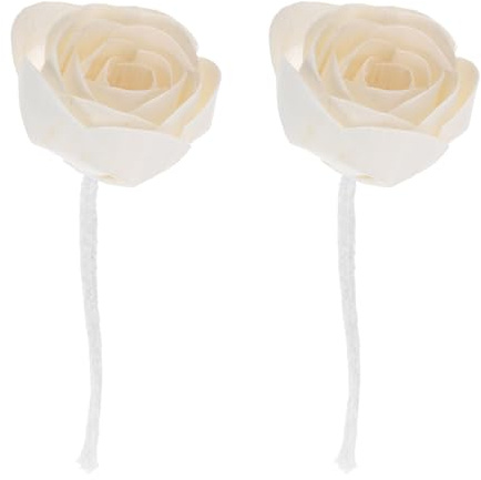 Anneome Diffusore di Profumi Floreali a Forma di Fiore con Filo di Cotone, Set 2 Pezzi, Aromaterapia senza Fiamma per Casa, Bagno e Ufficio, Fiori Secchi Profumati per Spazi