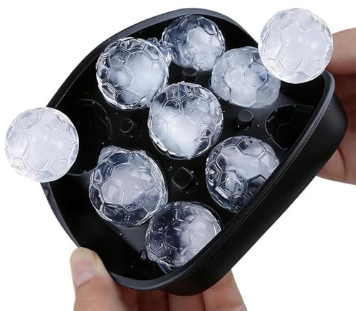 Stampo per Ghiaccio,9 Scomparti Facile Estrazione Divertente - Stampo Rotondo per Cubetti di Ghiaccio da Freezer per Cocktail | per Casa, Cucina, Celebrazioni, Caffè,
