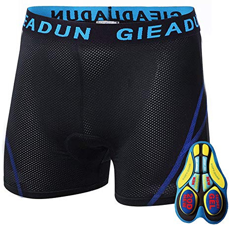 HTTOAR Cykelshorts 3D GEL vadderade vägcykelshorts andas och snabbtorkande cykling cykelunderkläder shorts 20d XXL