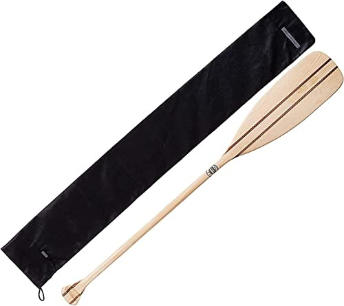 John Paddle 1 Pagaie en bois, pagaie en bois de qualité supérieure + manche de pagaie (sac de pagaie) – Production écologique européenne (120 cm)
