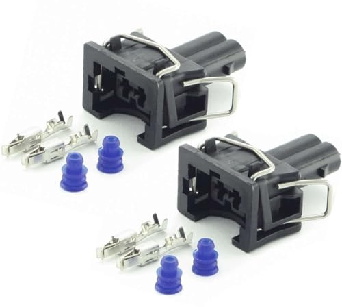 Overdrive-Racing 2x Ersatz Stecker Reparatur Einspritzdüse Einspritzventil Universalstecker Passend Für Bosch EV1 037906240 1287013003