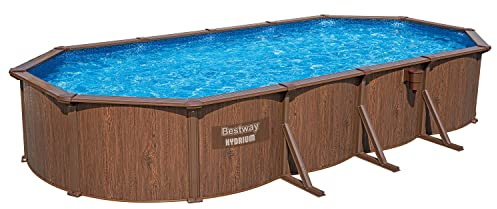Bestway Piscine Fuoriterra, 24' x 12' x 52/7.30 m x 3.60 m x 1.30 m Oval Pool Set