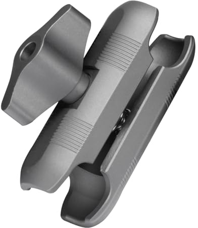 FANAUE Doppelbuchsenarm unterstützt nur Installation Einer 20mm Kugelkopfbasis kompatibel mit RAM Mounts und Motorrad Fahrrad Telefonhalter, Aluminiumlänge beträgt 2,44 Zoll. 20mm Ball Head