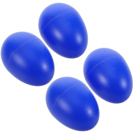 Abaodam Plastik Maracas Eierrasseln Für Kinder Blaue Percussion Spielzeug Maracas Leichte Musik Eierrasseln Für Vorschulkinder Interaktives Lernspielzeug