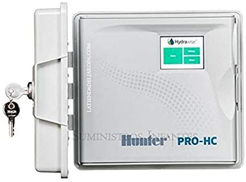 Suinga PROGRAMADOR RIEGO WIFI eléctrico Hunter 12 zonas exterior. Programador de riego Hydrawise controlado vía wifi desde cualquier parte del mundo.