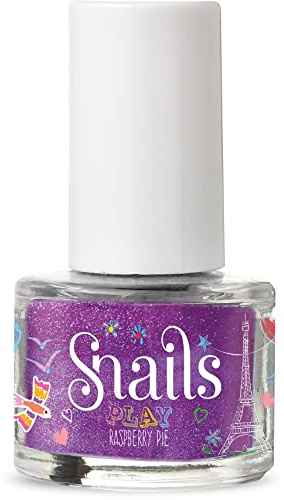 Snails 517254 Kinder Nagellack Mini Play Rasperry Pie, auf Wasserbasis, abwaschbar, unbedenklich, vegan