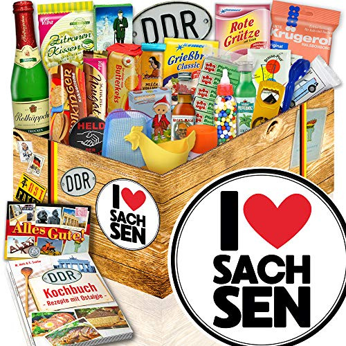 I Love Sachsen ++ Sachsen Liebhaber Präsent ++ Geschenkbox Nostalgie
