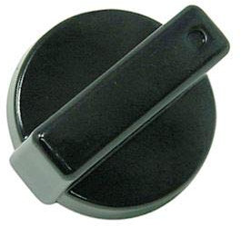 sparefixd Bouton de commande noir pour plaque de cuisson électrique Candy 44000955
