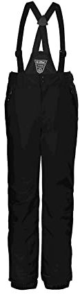 killtec KSW - Pantaloni da Sci Funzionali da Ragazza, 77 grls pnts con Salopette Removibili, paraneve e Protezione Bordi