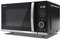 SHARP YC-QS204AU-B Compact 20 Litre 800W Digital FLATBED Microwave, 10 power levels, ECO Mode, defrost function, LED cavity light - Black