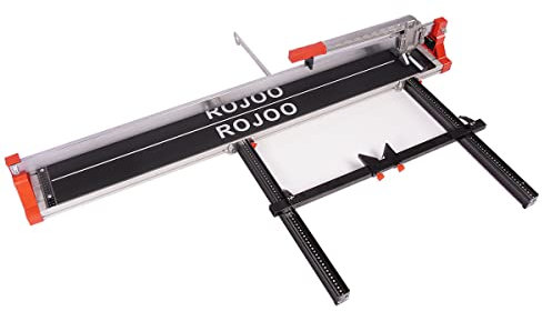 RONGU 48 pollici manuale tagliapiastrelle macchina singola guida scorrevole regolabile piastrelle di porcellana ceramica taglio Heavy Duty 1200mm R1200JSKDB