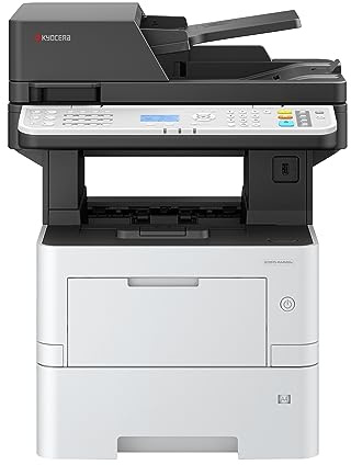 Kyocera Ecosys MA4500ifx/Plus Multifunktionsdrucker Schwarz Weiss, 45 Seiten pro Minute. Drucker Scanner Kopierer, Fax. Touchpanel, LAN und Mobile Print, inkl. 3 Jahre Full Service Vor-Ort
