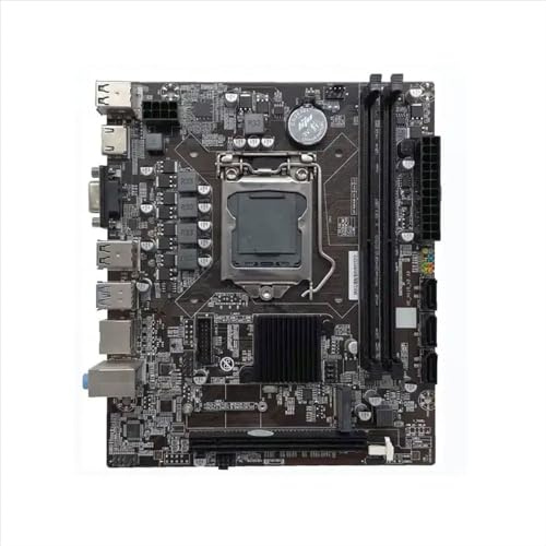 Nuwo H110 Scheda Madre Micro-ATX LGA 1151 | Supporta Processori i3/i5/i7 6th e 7th Gen | 2 Slot Ram DDR4 | slot M.2 NVME | HDMI | VGA | LAN | PCI-e x16 | Bulk