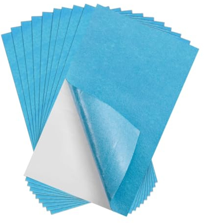 QUARKZMAN 10 Stück Selbstklebende Filzplatten, Filzstoff Selbstklebend Filz 11,8 Zoll x 7,9 Zoll Abzieh- und Aufkleben in leuchtendem Blau Bastelfilz für DIY-Näh- und Bastelprojekte