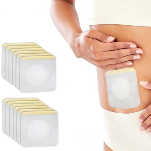 pistro 12 Pcs Hypertension Patches – Blood Vessel Cleansing Plaster for High Blood Pressure Relief, 2.4x2.75 Inch, Easy Navel Application (Pack of 2 Bags)