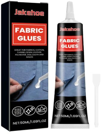 2Pcs Fabric Glue For Clothes, Material Glue For Fabric, Extra Strong Permanent Fabric Adhesive, Clothing Hemming, Leather, DIY Crafts, Doll Repair, Upholstery, Textile, Felt And Badges