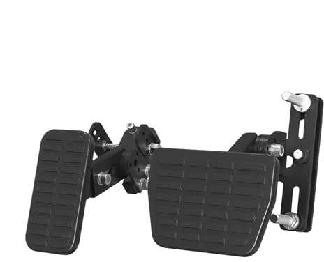 Extensor de pedal de coche, extensiones de pedal de embrague y freno, accesorios de arranque automático, multifunción, ajustable, 9,3 cm, para conductores cortos, conducción cómoda,