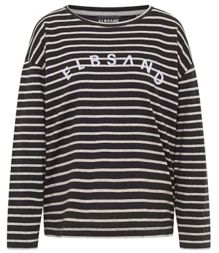 Elbsand Ulima Damen Sweatshirt mit weiterem Ausschnitt, leicht überschnittene Schulter, locker geschnitten