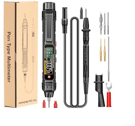 Intelligent Voltage Tester with Buzzer Alarm and Smart Power Saving Mode for Safety (High)