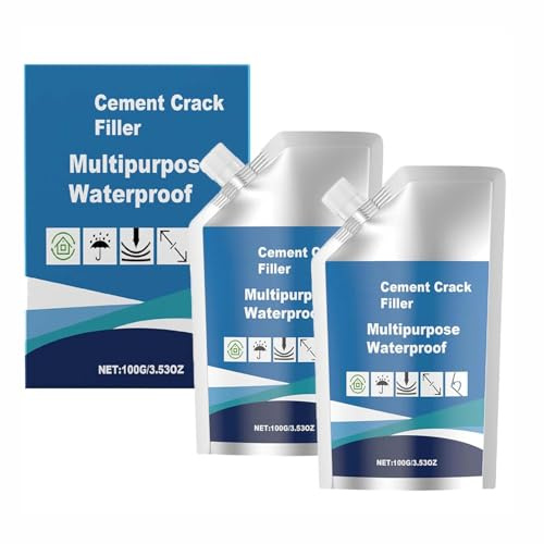 Multi-Purpose Waterproof Cement Crack Filler,Beton Reparatur Versiegelung,Rissreparaturmittel,ement-Fix,Zement Express Reperaturmörtel,Betons-Riss-Füller,Für Beton- & Asphalt-Risse (2)